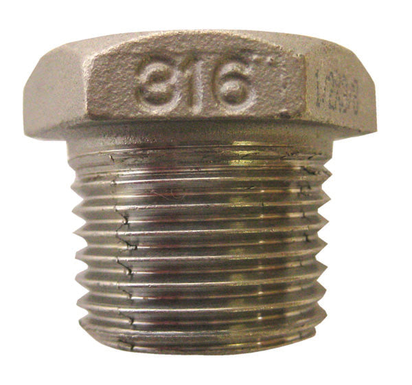 3/8" F x 1/2" M, 5000 PSI, Stainless Reducer