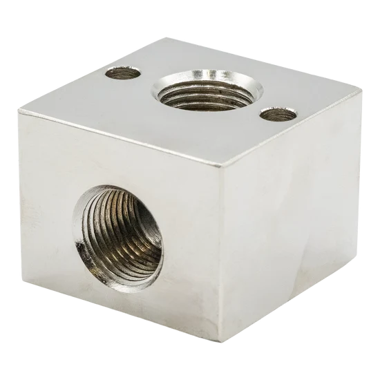 1/2" FPT X 1/2" FPT Nickel Plated Unloader Block