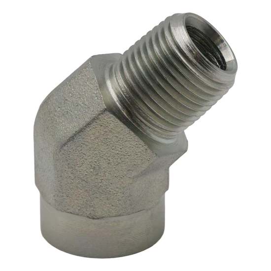 STEEL 45 STREET ELBOW 1/2", 3000 PSI
