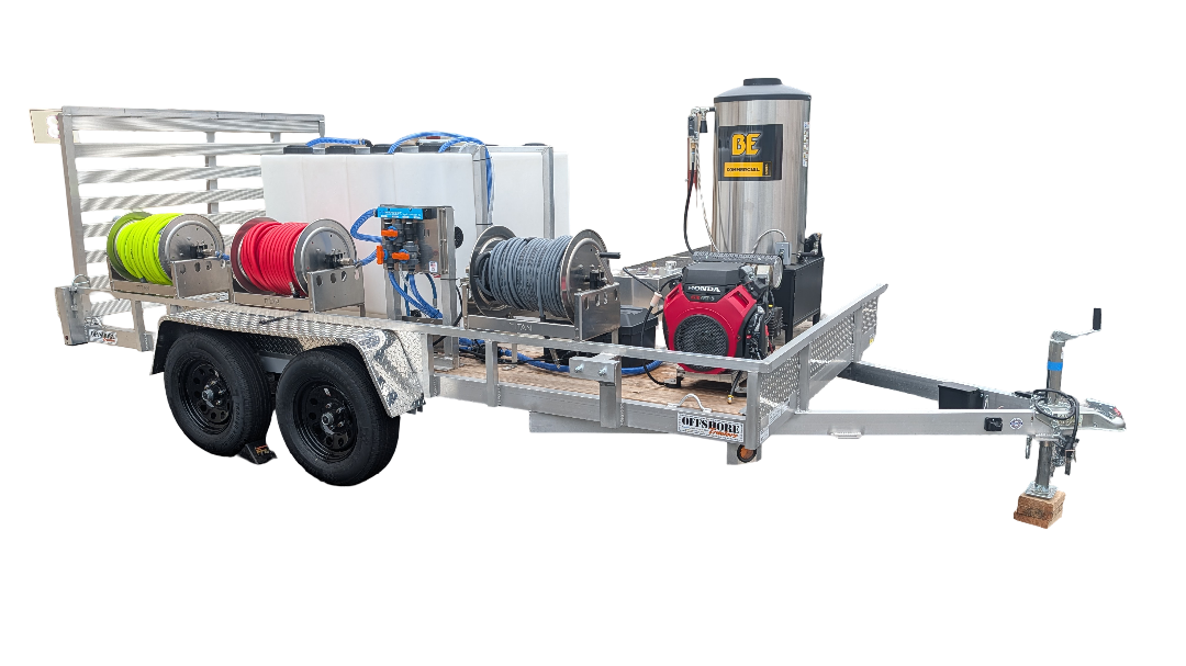 Aluminum 7x14 Hot Water Trailer