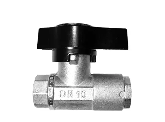 The Original 3/8" DN10 Premium Plated Brass Ball Valve - Made in Italy