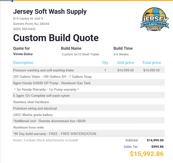 Vinnie's Trailer Build