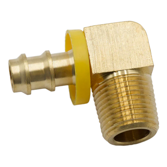 Push-On Hose Barb Elbow 3/8" Hose X 3/8" MPT